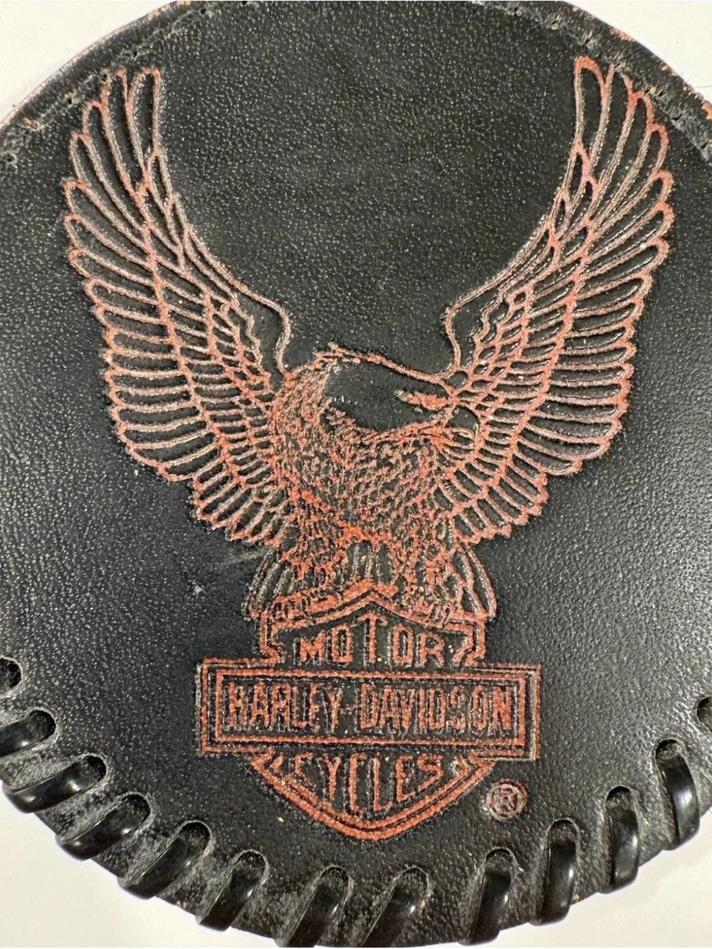 Harley-Davidson round leather
